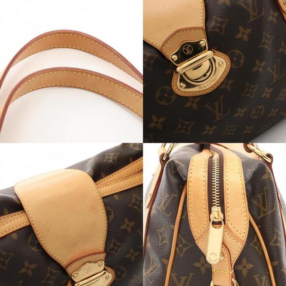 LOUIS VUITTON Brown Monogram Leather Shoulder Bag - Picture 10 of 11